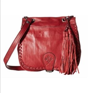 Patricia Nash Karisa Leather Crossbody Berry Red